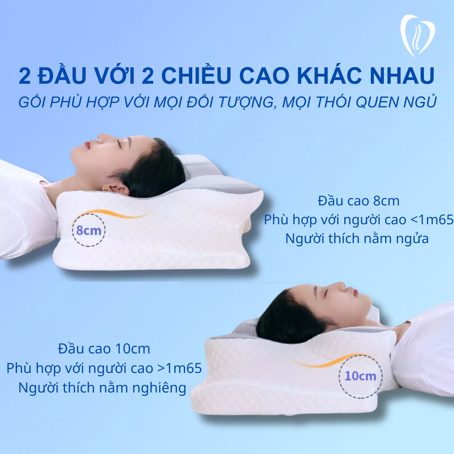 Gối công thái học TheraEase